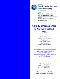 A Study of Cocaine Use in Northern Ireland 2009