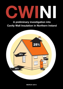 A preliminary investigation into Cavity Wall Insulation