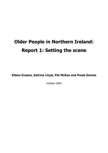 Older People in Northern Ireland