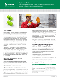 Enhancing Workplace Safety in Hazardous Locations
