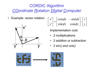 CORDIC Algorithms
