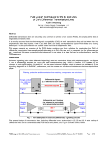 PCB Design of Gb-s Differential Lines, + graphics, 3 July 06