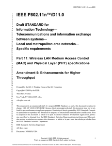 IEEE P802.11n™/D11.0