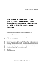 IEEE P1484.12.1-2002/Cor 1™/D4 Draft Standard for Learning