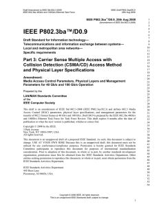 IEEE P802.3ba/D0.9