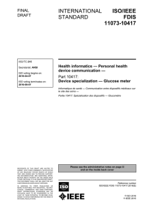 IEEE Std 11073-10417™-2015 (Revision of IEEE Stdf 11073