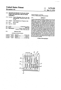 Microelectronic package, buss strip and printed circuit base assembly