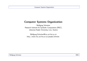 Computer Systems Organization