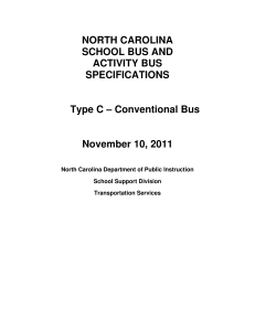 2011: Specifications: Conventional Bus