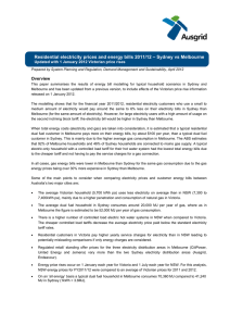 Residential electricity prices and energy bills 2011/12