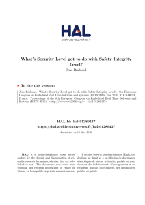 What`s Security Level got to do with Safety Integrity Level?