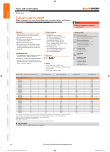 ÖLFLEX® TRAFFIC - Lapp Main Catalogue 2012