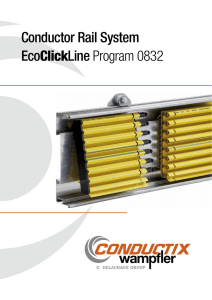 KAT0832-0001-E Conductor Rail System EcoClickLine