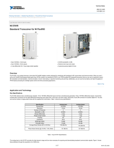 NI 5781R - Data Sheet - National Instruments