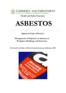 ASBESTOS - States of Guernsey