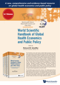 World Scientific Handbook of Global Health Economics and Public