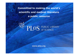 Committed to making the world`s scientific and medical literature a