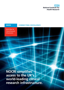 NOCRI simplifies access to the UK`s world