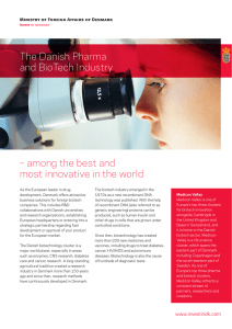 The Danish Pharma and BioTech Industry