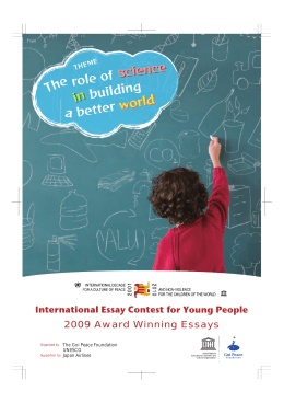 Essay on role of youth in building a better world