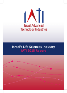 Israel`s Life Sciences Industry IATI 2015 Report