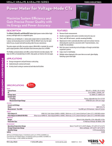 Power Meter for Voltage-Mode CTs