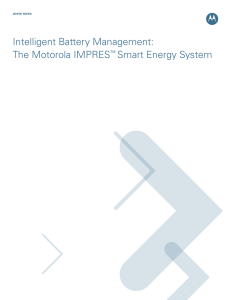 Intelligent Battery Management: The Motorola IMPRES™ Smart