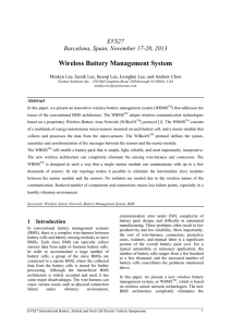 Wireless Battery Management System