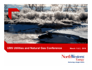 UBS Utilities and Natural Gas Conference