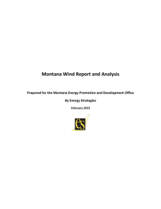 Montana Wind Report and Analysis
