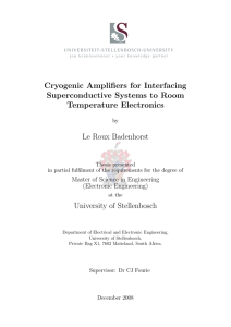 Cryogenic Amplifiers for Interfacing Superconductive Systems to