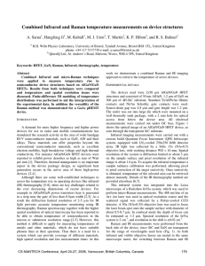 Combined Infrared and Raman temperature