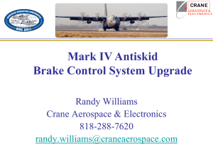 Crane Aerospace - Mark IV Antiskid Brake