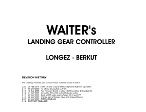 LANDING GEAR CONTROLLER LONGEZ - BERKUT