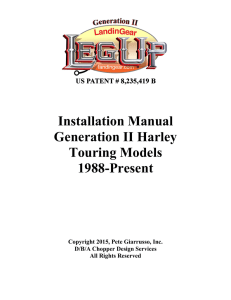 88-UP Harley Touring - GEN II