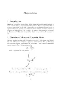 Notes on Magnetostatics