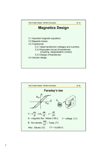 Magnetics Design