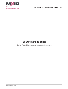 SFDP Introduction