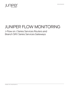 JFlow - Juniper Networks