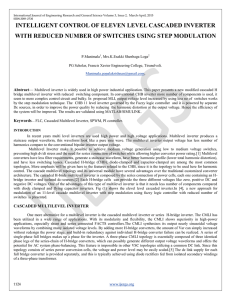 158. intelligent control of eleven level cascaded inverter with