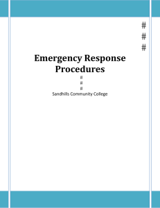 Emergency Response Procedures