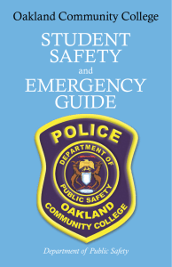 Student Safety and Emergency Guide