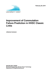 Improvement of Commutation Failure Prediction in HVDC