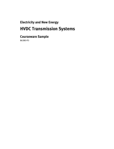 HVDC Transmission Systems - Lab-Volt