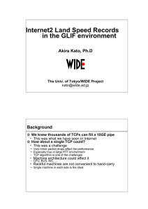 Internet2 Land Speed Records in the GLIF environment