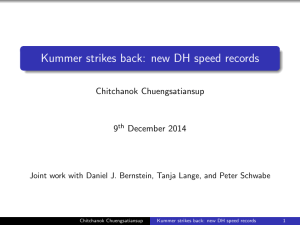 Kummer strikes back: new DH speed records