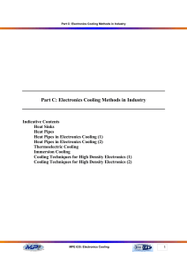 Part C: Electronics Cooling Methods in Industry