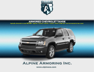 armored chevrolet tahoe