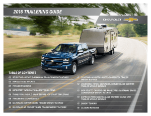 2016 TRAILERING GUIDE