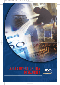 Career Opportunities in Security